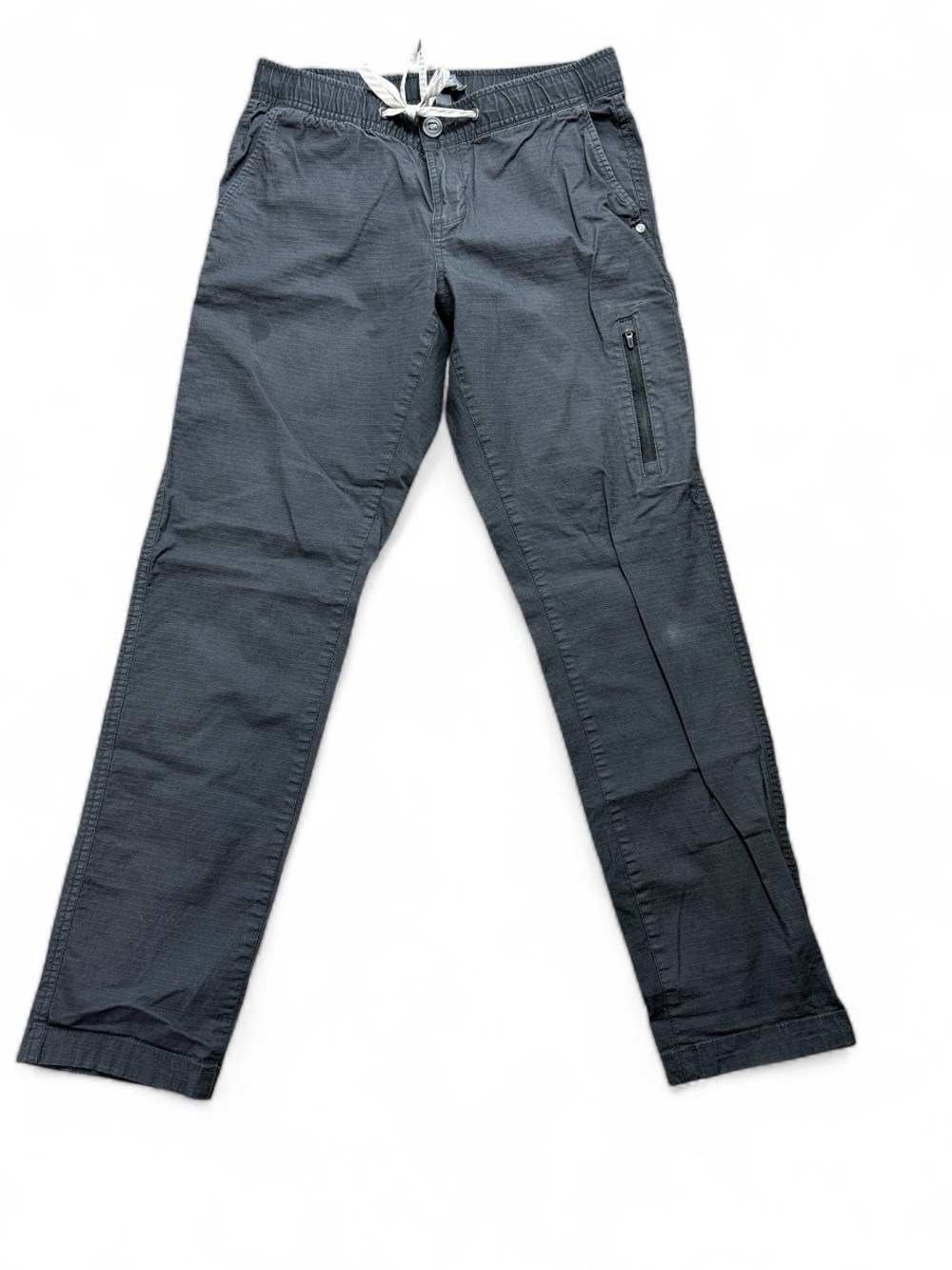 Vuori Ripstop Charcoal Drawstring Casual Pants - Dark Gray - Picture 2 of 7